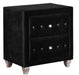 Deanna 2-drawer Rectangular Nightstand Black image