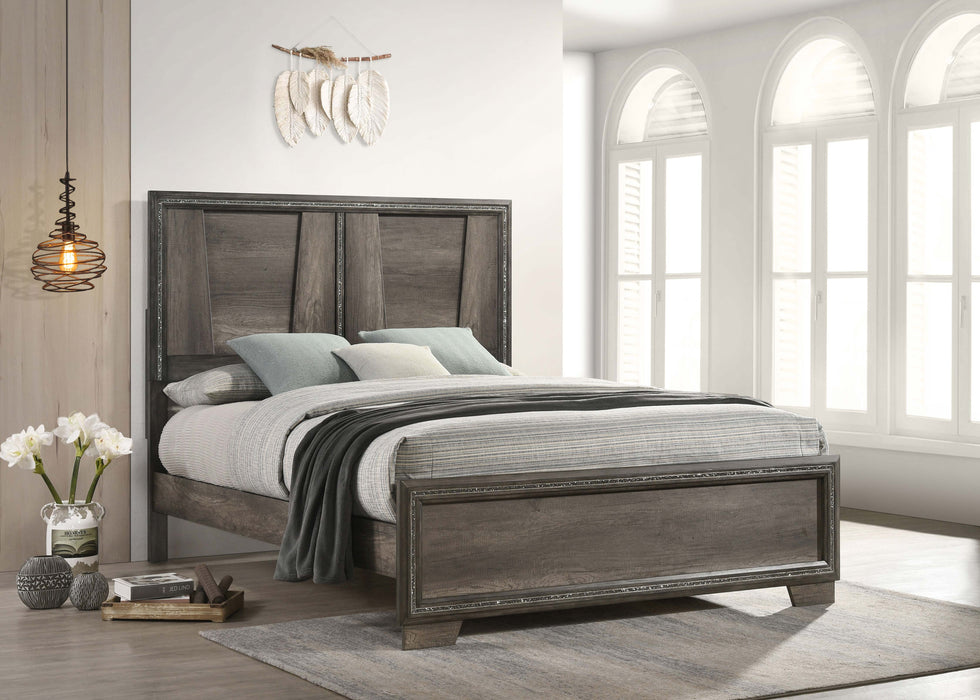 Janine Panel Bed Grey