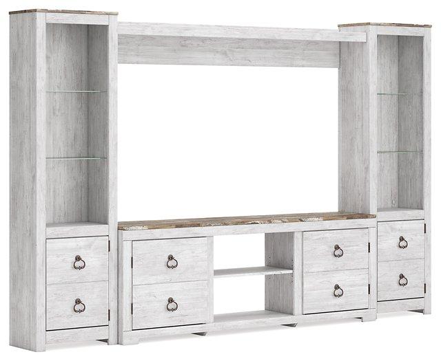 Willowton 4-Piece Entertainment Center