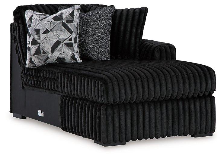 Midnight-Madness Sectional Sofa with Chaise