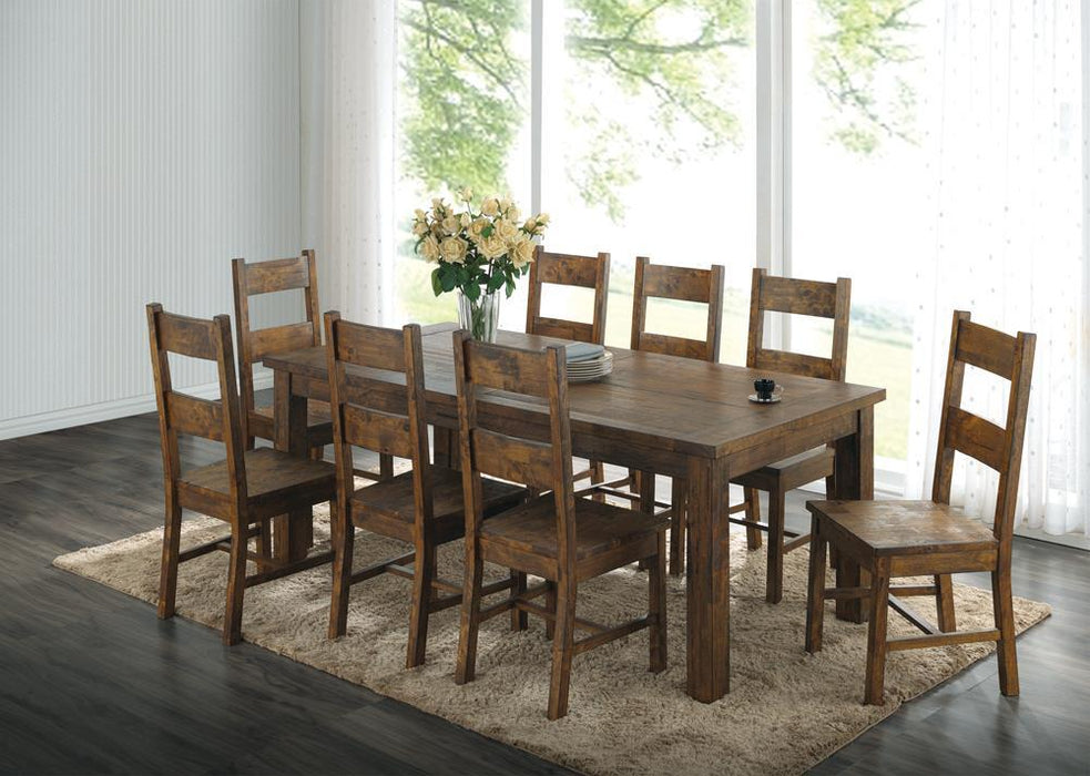 Coleman Dining Side Chairs Rustic Golden Brown (Set of 2)