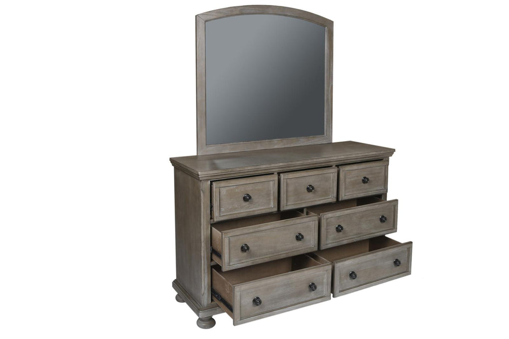 New Classic Furniture Allegra Youth Mirror in Pewter