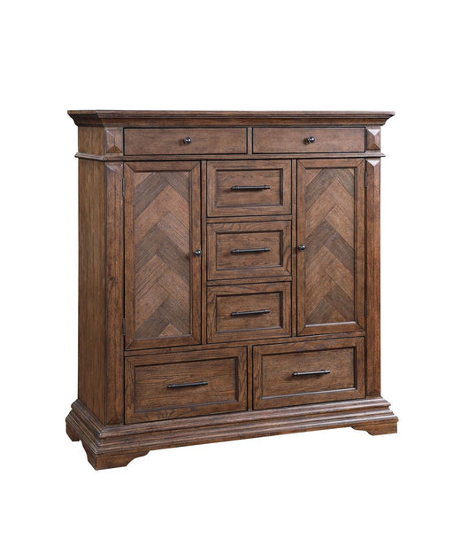 New Classic Furniture Mar Vista Door Chest in Brushed Walnut image