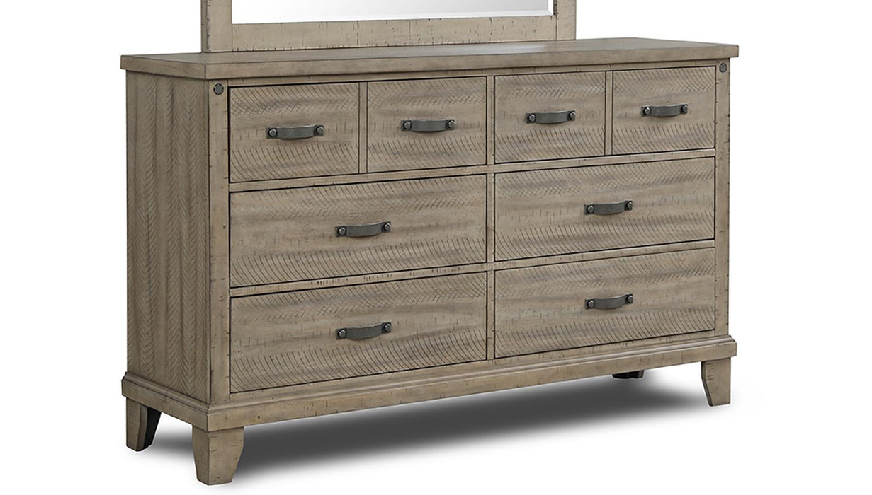 New Classic Furniture Marwick 8 Drawer Dresser in Sand image