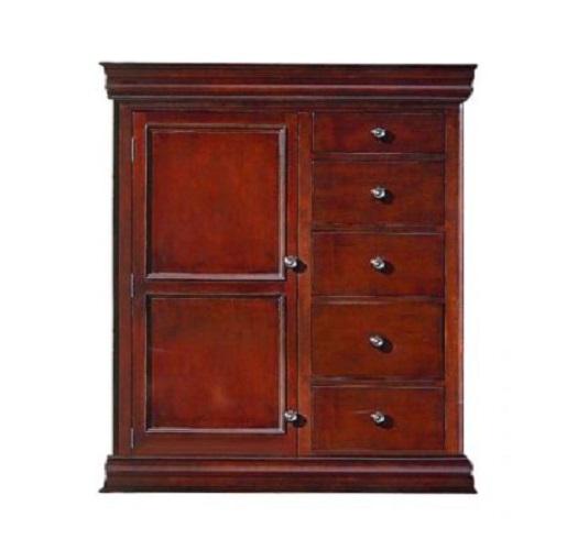 New Classic Versaille Door Chest in Bordeaux image