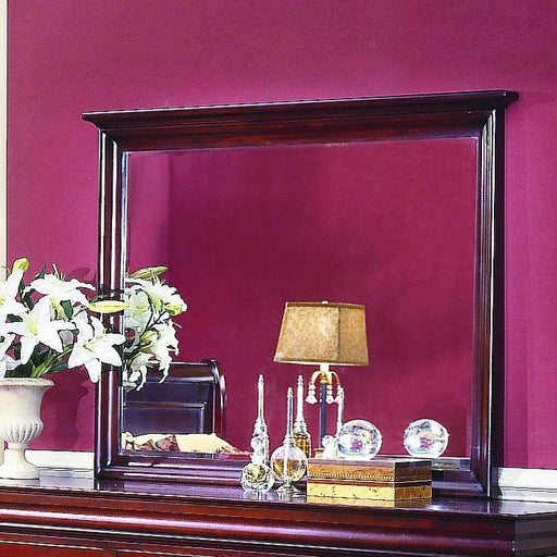 New Classic Versaille Landscape Mirror in Bordeaux image